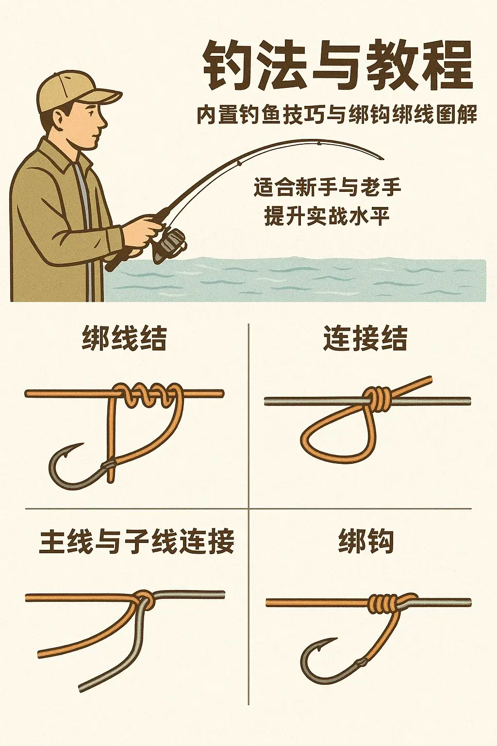 钓鱼App钓法与绑钩教程